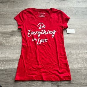Graphic Tee Red Shirt | Womens